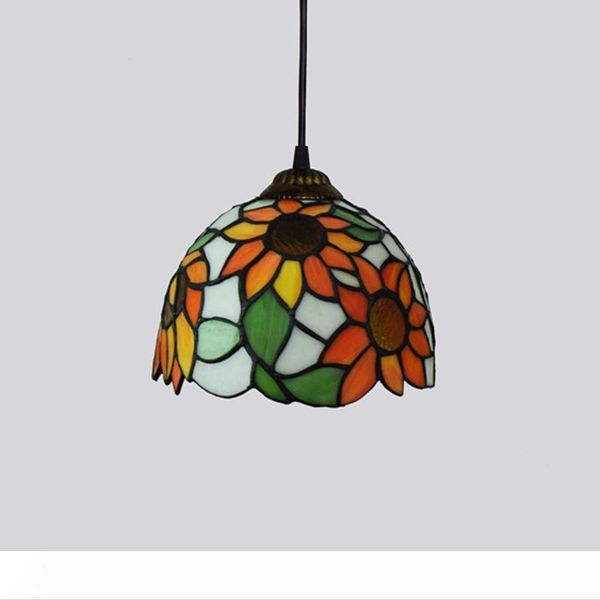 

european creative tiffany stained glass pendant lamp retro restaurant bar pastoral creative room art lamps light fixture