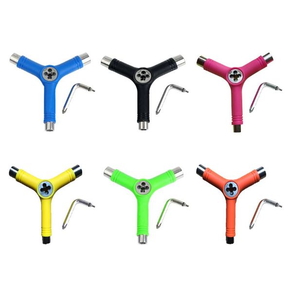 

all-in-one skateboard t tool and l allen key with cross screwdriver head 649e