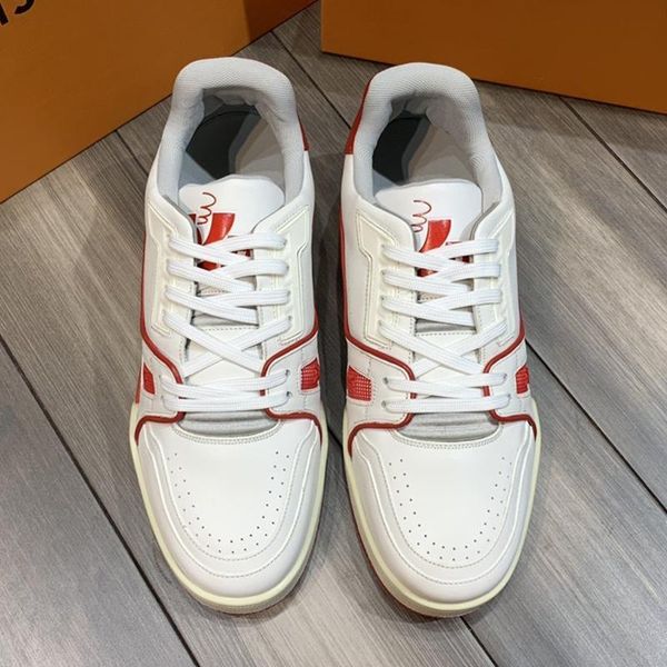 

new luxury trainer sneaker men 's shoes vintage breathable soft footwears scarpe sportive da uomo sports lace -up low top, Black