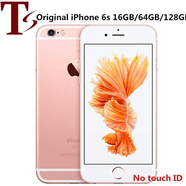 Generalüberholtes Original Apple iPhone 6S 4,7 Zoll ohne Fingerabdruck IOS A9 16/32/64/128 GB ROM 12 MP entsperrtes 4G LTE-Telefon