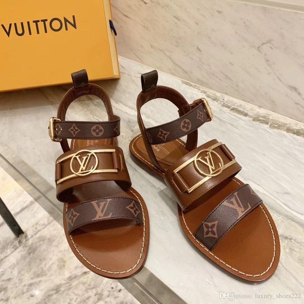 

2020 latest style academy flat sandal fashion trend comfortable leather material comfortable and fashionable2