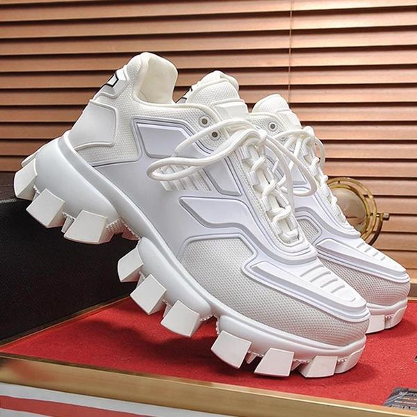 

lightweight cloudbust thunder knit sneakers mens shoes fast delivery zapatos de hombre luxury shoes lace-up casual men shoes, Black