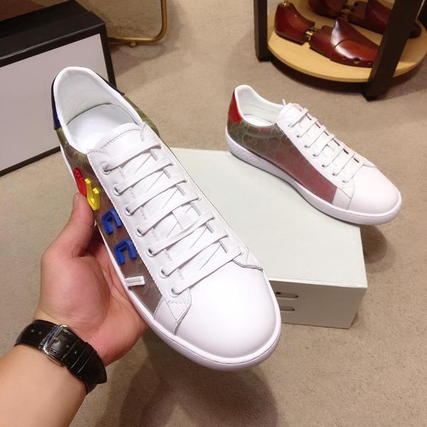 

2020 fashion little bee men's shoes color matching low-casual basketball shoes large size breathable running shoes outdoor sports s, Black