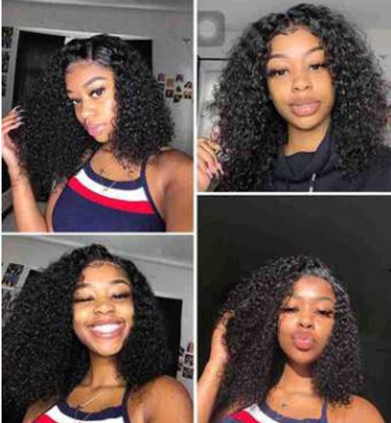 

парик европейских и американских женщин черный раскол длинные вьющиеся волосы парик жизнь женщин, Black