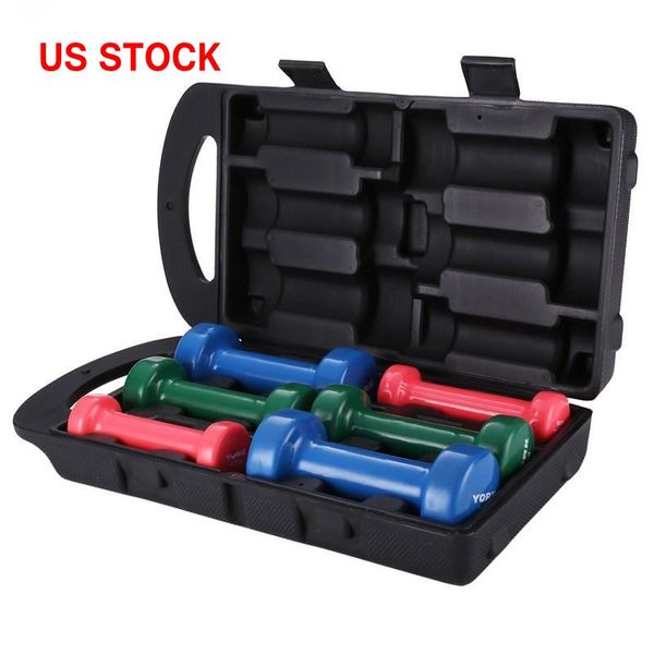 

US STOCk Unisex Men Women Gym Home Exercise Dumbbells, With Box, Multi-color Rehabilitation Exercise Equipment Slim Body Fitness