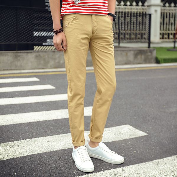 

2020 summer men's casual pants autumn clothing selling fashion slim fit pants men's trousers run, Black