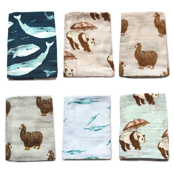 

муслин одеяло полотенце ткань organic bamboo хлопок дышащий пеленальный обертывания a2ub