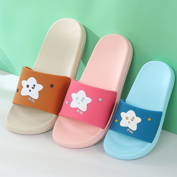 

ggglu sunshine children children road slippers medium and large children' ultra light home cartoon children' slippers 2020, Black;grey
