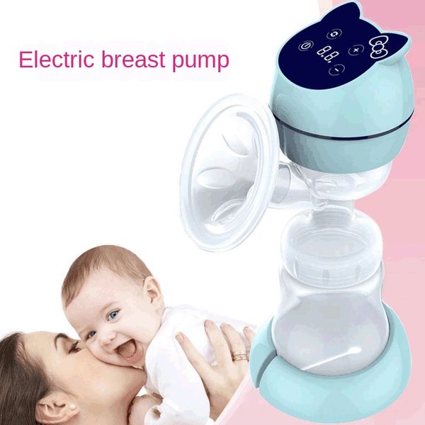 

new cartoon silica gel silica gel usb rechargeable breast pump liquid crystal display electric breast pump silicone milking device