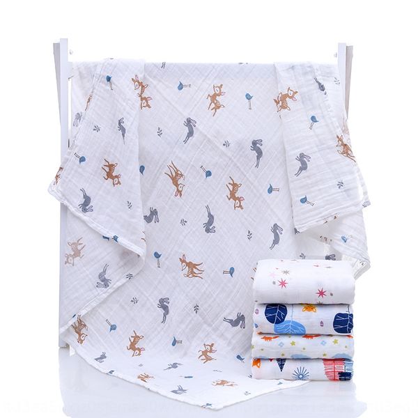 

infant double-layer washed gauze bag newborn printed gauze bag towel blanket light swaddling towel