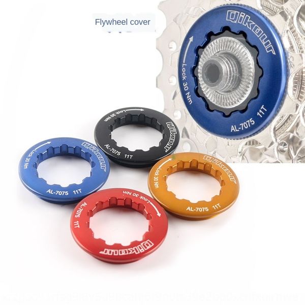

qikuor cnc aluminum alloy mountain bike road car 11t flywheel cover lock ring lock cover light multicolor bicycle bicycle