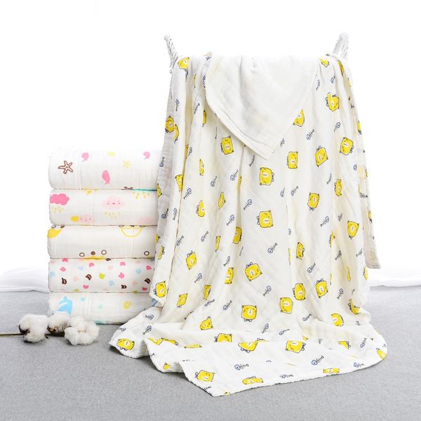 

high-density six-layer gauze baby multi-function blanket thickened bath towel bath towel soft absorbent baby quilt