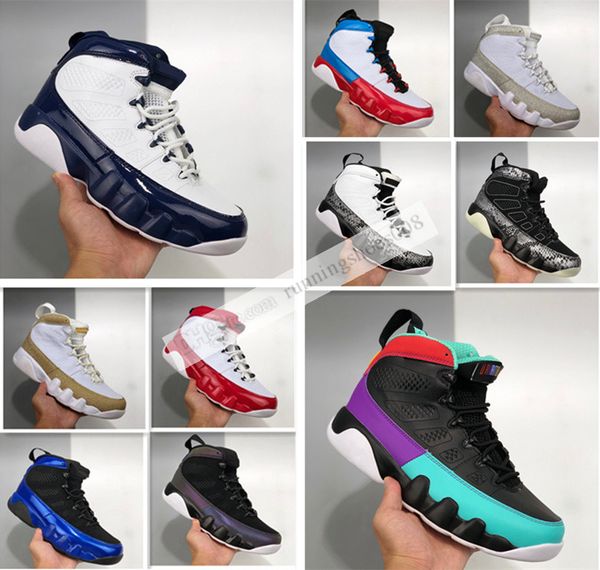 

9 9s men women basketball shoes racer blue bred gym red dream it do it mens trainers sports shoes sneakers 5.5-13, White;red
