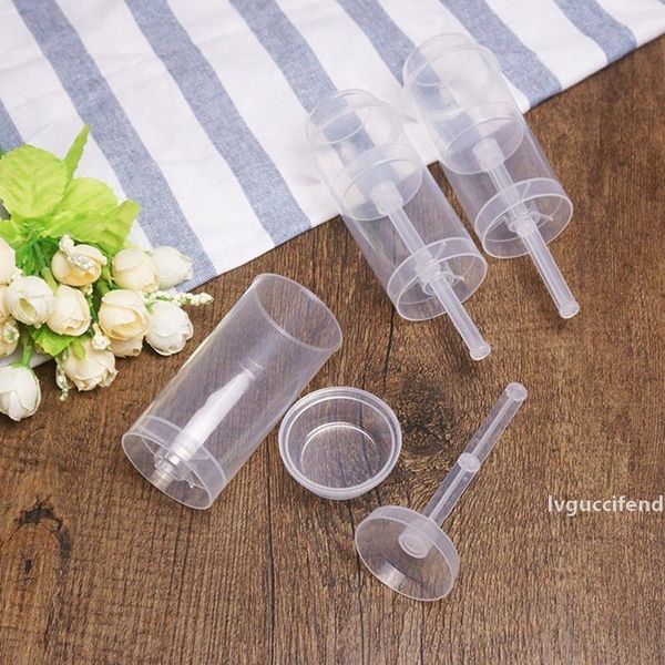 

plastic food grade push up pop containers push cake pop cake container for party decorations round shape tool