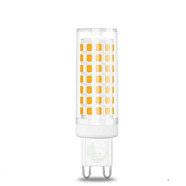 

g9 led bulb ac220v 110v dimmable no flicker 88leds 2835 led lamp g9 lights 690lm chandelier light replace 70w halogen lighting