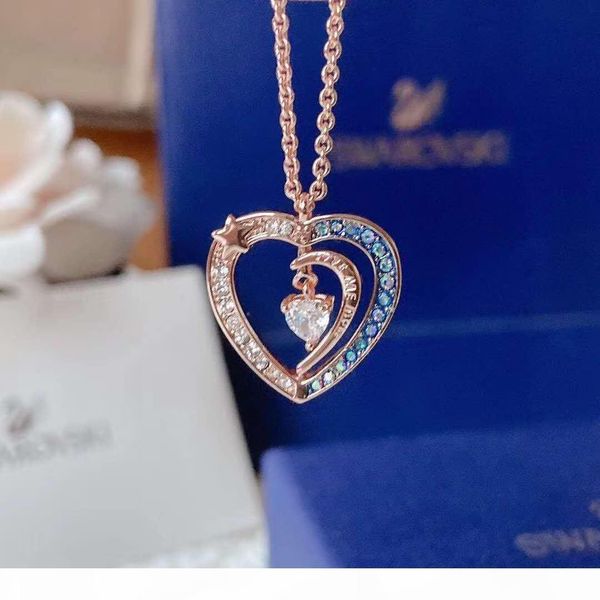

t 2020 europe and the united states fashion new high -end diamond earrings necklace set luxury style earrings for ladies, Golden;silver
