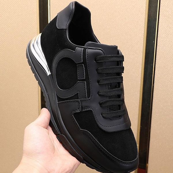 

fast delivery mens shoes autumn and winter comfortable footwears casual low plus size luxury men shoes with origin box, Black