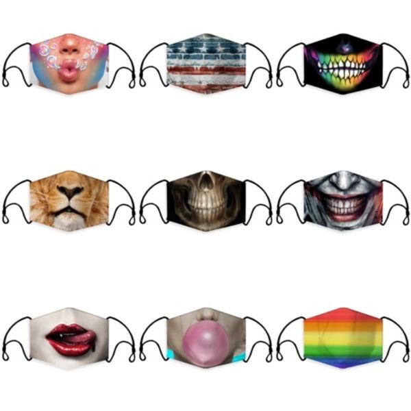 

supply s mask cotton comfortable face masks 3-layer fashion designer mask dustproof earloop masks 202005157#733