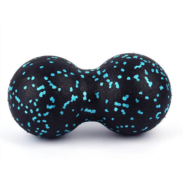 

1pcs eva fitness ball double lacrosse massage ball mobility peanut for self-myofascial release deep tissue 16x8cm