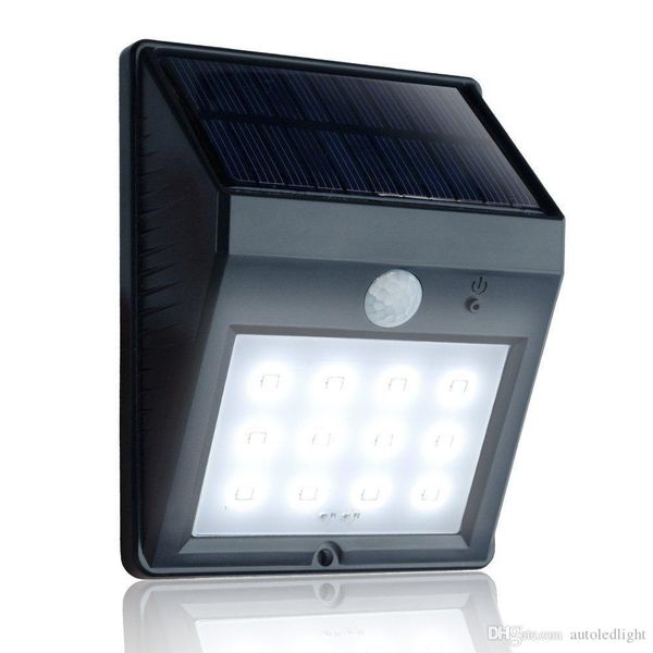 

12 led outdoor wireless solar energy powered motion security night lights auto turn-off wireless solar led garden lamp w activity sensor