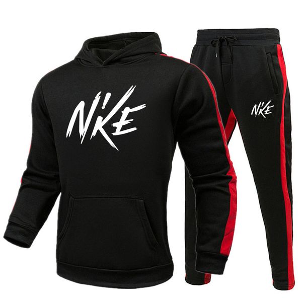 

2020ss женщины людей конструктора tracksuit зима спортивных костюмов мужских sweatsuit пальто мужчина куртка балахон + брюки фуфайка нового, Gray