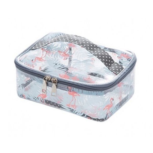 

transparent pvc wash toiletry bags fashion women clear cosmetic bags travel organizer necessary beauty case lipstick makeup bag
