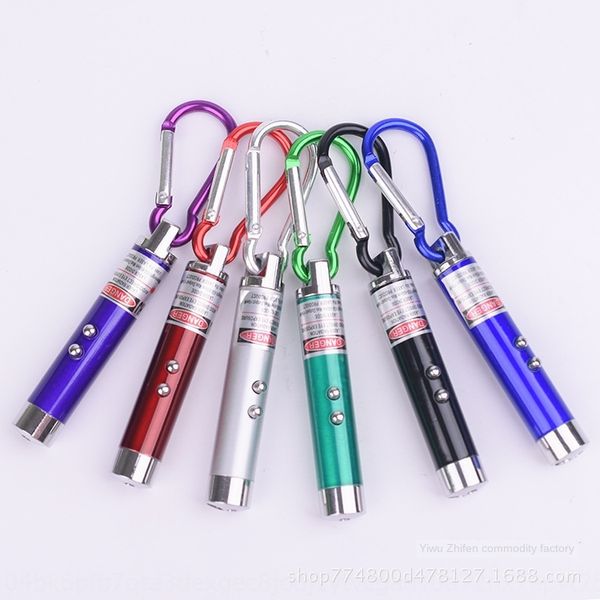 

aluminum alloy laser lamp mini flashlight laser pointer banknote checking flashlight led keychain lamp