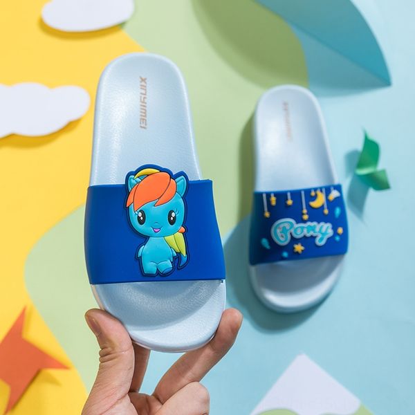 

little ma sandals and yunbao sandals slippers boys' cute slippers children' cartoon polly slip-resistant drag, Black;grey