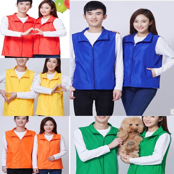 

advertising shirt clip printing volunteer volunteer work clothes advertising shirt vest work clothes vest clip printing, Black;white