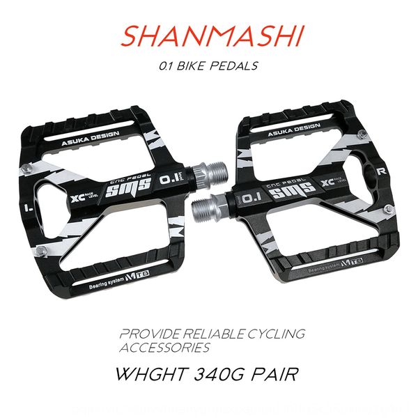 

shan mashi 0.1 bicycle mountain bike plate wide and comfortable bike s foot pedal aluminum alloy foot pedal