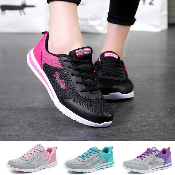 

women shoes fashion sneakers lightweight casual shoes female mesh breathable trainers