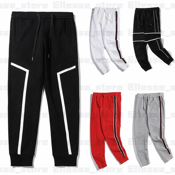 

new 20ss mens designer pants branded sports pant fashion side stripe sweatpants joggers casual streetwear trousers clothes, Black
