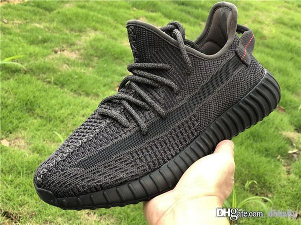 

black 3m mens womens running shoes yeezreel yecheil citrin cloud white glow in the dark kanye west designer trainers sports sneaker