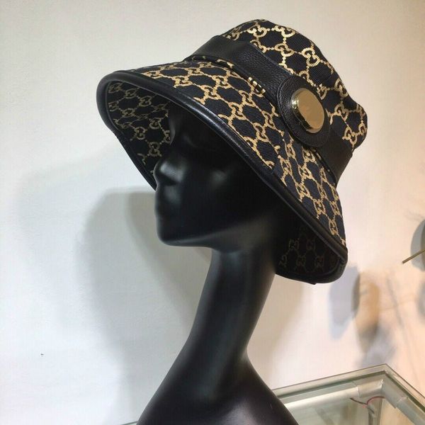 

summer outdoor designer bucket hat print wide brim floppy designer hat summer caps for women sun protection hat, Blue;gray