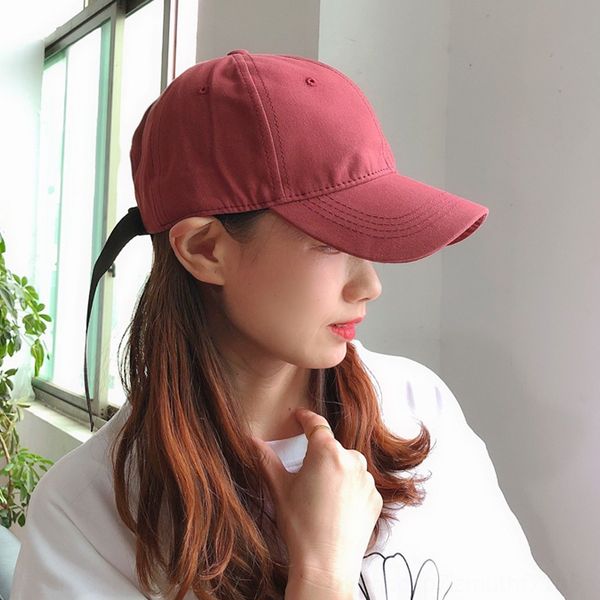 

baseball female korean ins baseball cap cap summer sun hat student couple all-match letter embroidery ribbon duck tongue hat male, Blue;gray