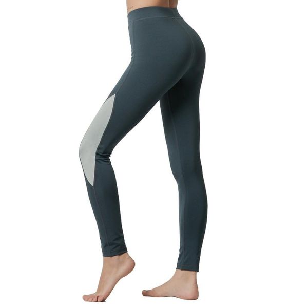 

lukitas women slim yoga pants stretch sportswear patchwork leggings high waist sports yoga training pants tight trousers xl, White;red