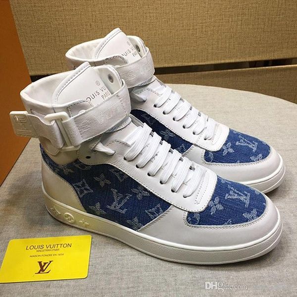 

new arrival trainer sneaker boot mens shoes luxury sneakers autumn and winter soft footwears high lace -up casual men shoes