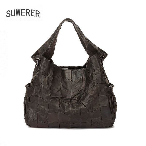 

women genuine leather bag sheepskin material luxury handbags women bags designer handbag leather shoulder bag