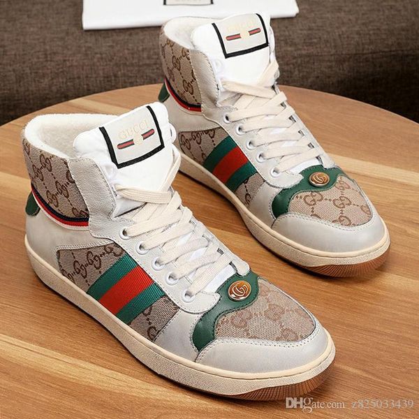 

fashion shoes for men trainer sneakers flats platforms zapatos de hombre leather high -sneaker mens shoes party ankle boots luxury desig