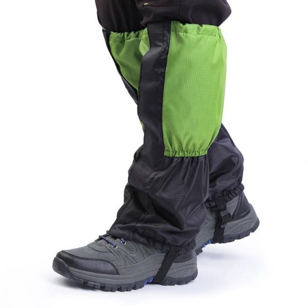 

1pair 2020 new waterproof skiing gainter outdoor hiking climbing hunting trekking snow legging gaiters, Black