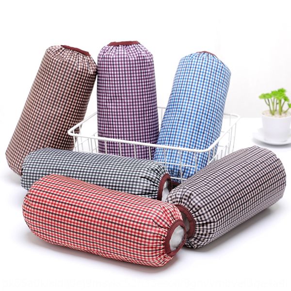 

gfdoc cloth fabric w workshop kitchen antifouling workshop winter and women's plaid long waterproof sleeve kitchen antifouling long wom, Black