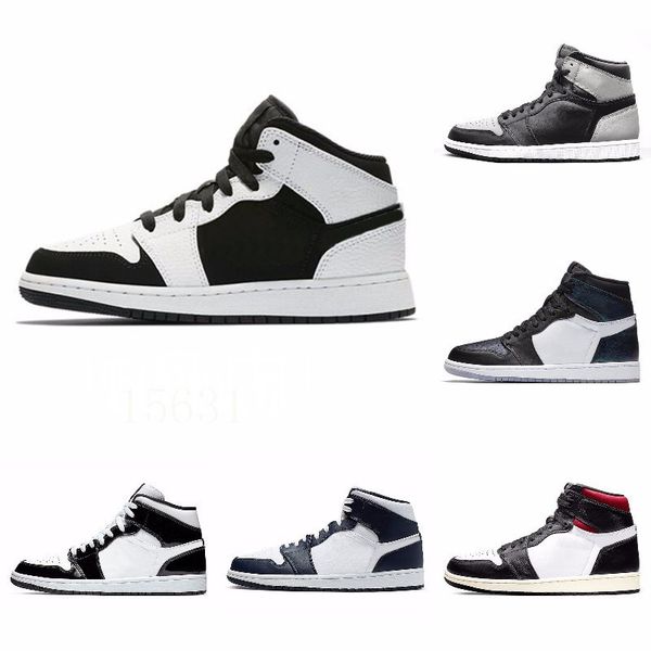 

новый 1 высокого og баскетбольной обуви 1s royal черного toe сосна зеленый черный придворные фиолетовые белые unc патентные мужские женщины