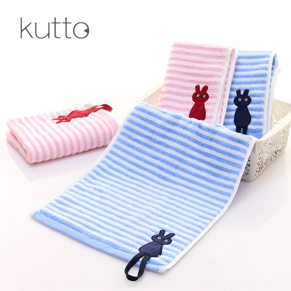 

rnz5c toda rabbit cartoon adhesive hook kitten cotton absorbent untwisted yarn children's embroidered children's soft small square