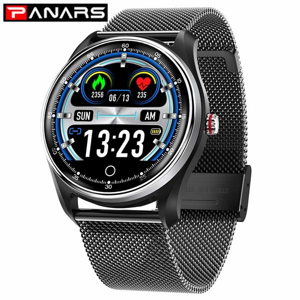 

PANARS Smart Watch Men Sports Bluetooth Message Reminder Waterproof Heart Rate Blood Pressure Monitoring Women Wrist Watches
