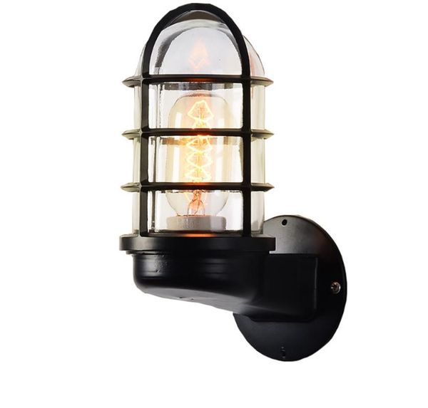 

creative living room decoration explosion-proof glass bar garage bathroom led light industrial outdoor waterproof wall lamp