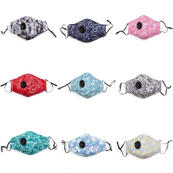 

designer face mask fashion cotton reusable face masks skull flag digital sports cosplay halloween mask dust windproof facemask#773, Black