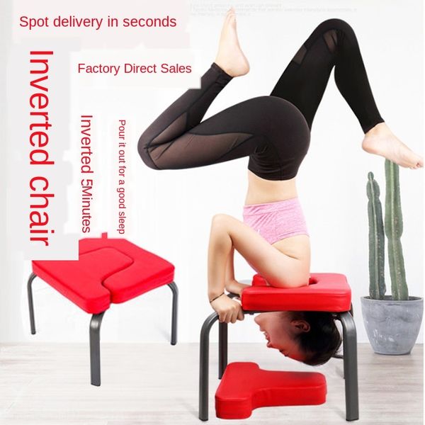 

yoga auxiliary chair home fitness chair feetup inverted machine artifact home furnishing inverted device