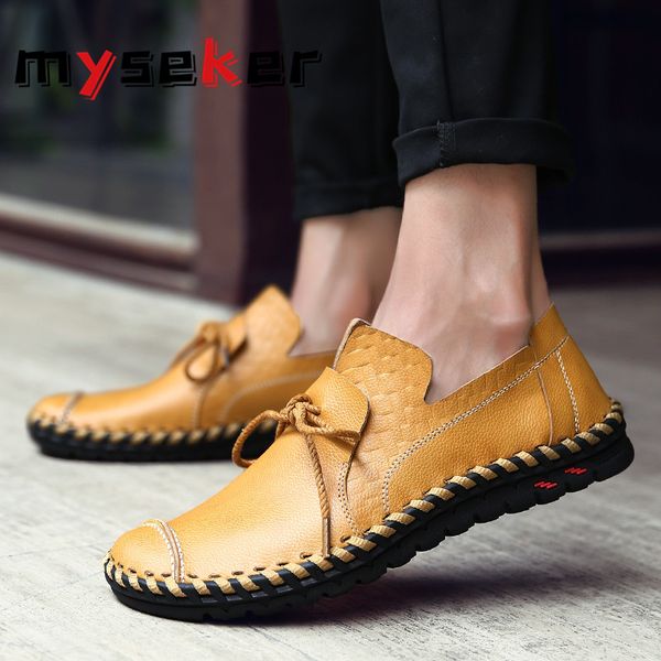 

breathable men shoes low male casual leather shoe big size slip-on sneakers male flats loafers fashion summer men's shoes t1, Black
