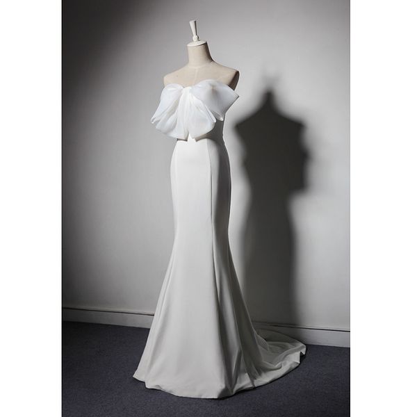 

noble trailing chinese cheongsam off shoulder robe long tight elegant wedding dress banquet gowns qipao vestidos de festa, Red