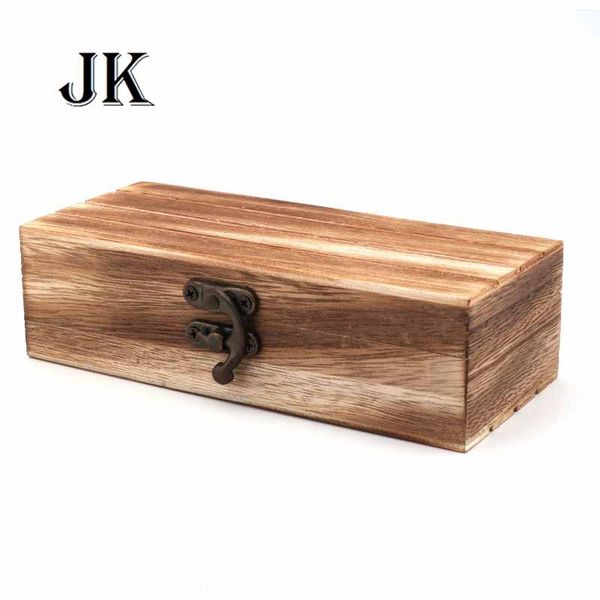 

bamboo and wood case case sun fire-baked wood sun glasses box ink glasses box, Blue